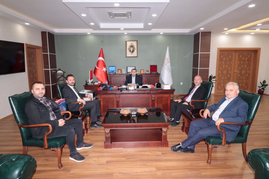 Eğitim-Bir-Sen İlçe Yönetiminden Makam Ziyareti