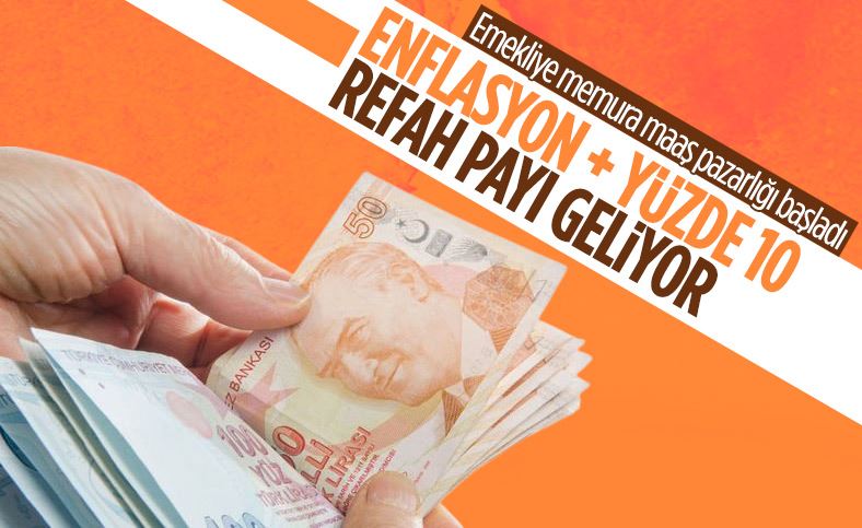 Emekli aylığına ve memur maaşına refah payı geliyor