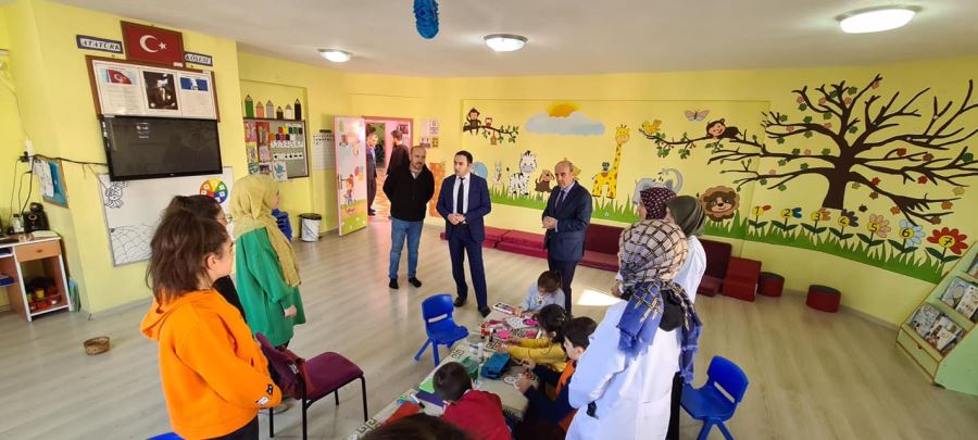 İlçe Kaymakamından Emine Birler Anaokulu Ziyareti